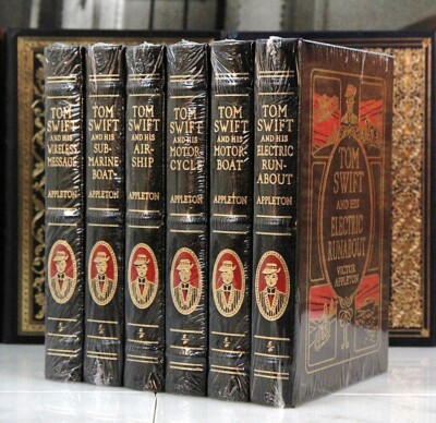 TOM SWIFT 6 VOLUME SET Victor Appleton - Easton Press - SEALED w/ BOX-image
