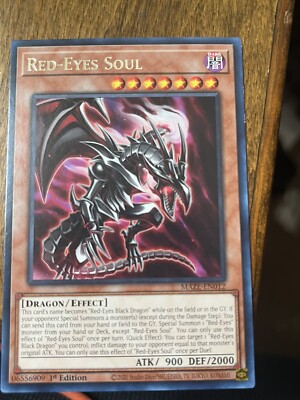 Yu-Gi-Oh! TCG Red-Eyes Soul Maze of Memories MAZE-EN012 1st Edition Rare-image