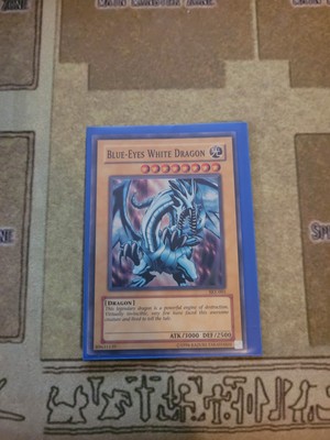 YUGIOH BLUE-EYES WHITE DRAGON SKE-001 SUPER UNLIMITED ED LP VER. 1-image