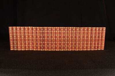 1877-1878 25 Volumes Sir Walter Scott's Novels New Edition Library Set-image