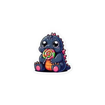 Godzilla Candy Gojira Vinyl Sticker-image