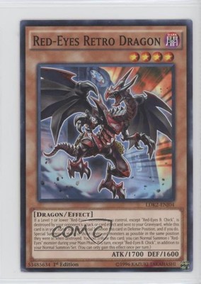 2016 Yu-Gi-Oh! 1st Edition Red-Eyes Retro Dragon #LDK2-ENJ04 u3f-image