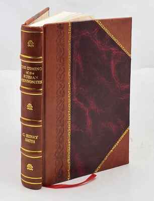 The coming of the Russian Mennonites An episode in the settling  [Leather Bound]-image