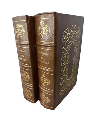 Easton Press Shakespeare The Histories Comedies 2-Book Set 100 GREATEST-image