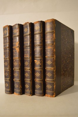 Les Miserables Victor Hugo 5 Vol. Set Leather-image