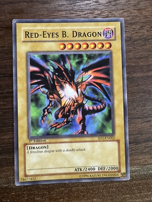 Red-Eyes B. Dragon SD1-EN002 Yugioh TCG Card-image