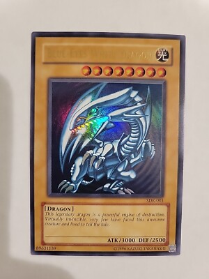 SDK-001 Blue-Eyes White Dragon, YUGIO 1996, Foils, Rares, +More Lot.-image