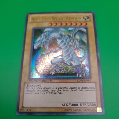 Blue-Eyes White Dragon LC01-EN004 Yu-Gi-Oh Legendary Collection 1 Limited Editi…-image