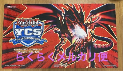 m24 Playmat YuGiOh! Red Eyes Black Dragon YCS2018 Duel Field Mat Australia Limi-image