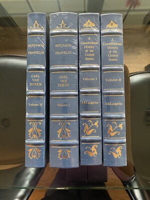 Benjamin Franklin Carl Van Doren Constitution US McLaughlin Set Palladium Press!-image