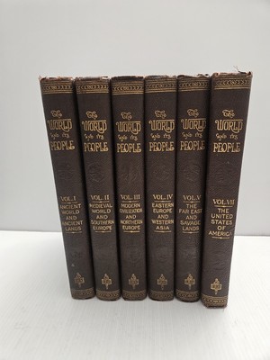 1924-The World and It’s People -World History Book Set Missing Vol VI-image