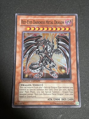 Red-Eyes Darkness Metal Dragon ABPF-ENSE2 Limited Edition Moderately Played.-image