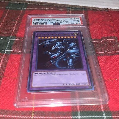 2016 Blue-Eyes Ultimate Dragon - LDK2 ENK40 - Ultra Rare - PSA 9-image