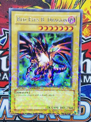 yugioh Red-Eyes B. Dragon DT01-EN003 DUEL TERMINAL PARALLEL RARE near mint-image