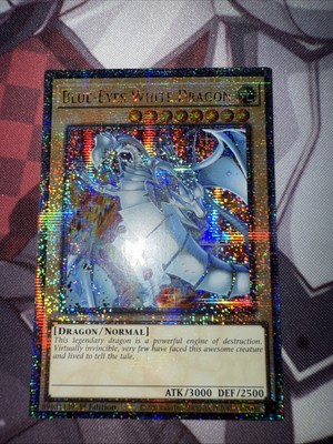 Blue-Eyes White Dragon (New Art) (Quarter Century Secret Rare) RA04-EN002-image