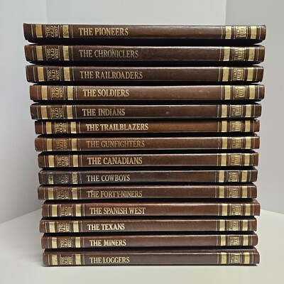 Lot of 14 The Old West Time Life Books collection book set - GOOD CONDITION-image