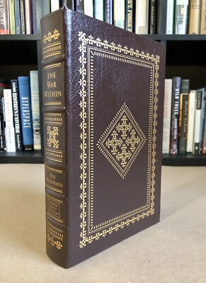 The War Within, B. Woodward, Signed Easton Press w/COA Notes & Unused Bookplate-image