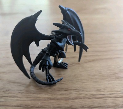 Yu-Gi-Oh! Hanger Keychain Series 1 Red Eyes Black Dragon Vintage 1996 FLAWS-image