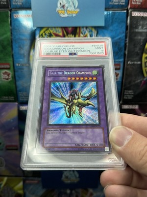 2004 Yu-Gi-Oh! Gaia/Dragon Champion Legend Of Blue-Eyes White Dragon PSA MINT 9-image