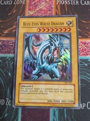 Yu-Gi-Oh! TCG Blue-Eyes White Dragon SKE-001 Super Rare Unlimited MP a1/-image
