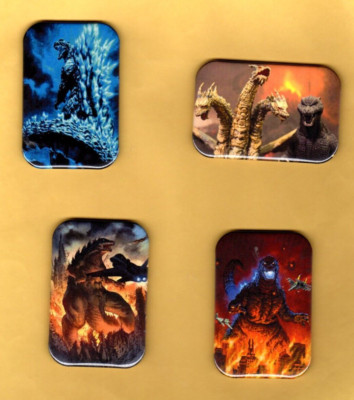 GODZILLA   4 REFRIGERATOR MAGNET  2