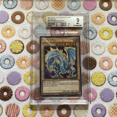 BGS 9 Mint Yugioh 2022 Blue-eyes White Dragon Secret Tin Of The Pharaoh’s Gods-image