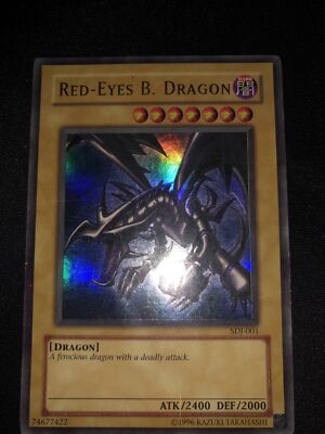 Red-Eyes B. Dragon - SDJ-001 - Ultra Rare = Yugioh - LP-image
