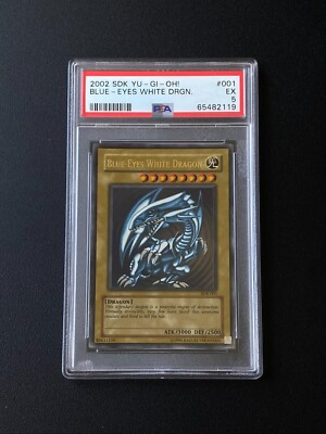 PSA 5 YU-GI-Oh! Starter Deck: Kaiba 001 Blue-Eyes White Dragon Classic-image