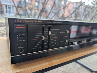 FISHER Integrated Stereo Amplifier CA-270 and Stereo Cassette Deck CR-W48H-image