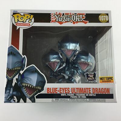 Funko Pop BLUE-EYES ULTIMATE DRAGON 6 INCH Hot Topic Exclusive YU-GI-OH! 1078-image
