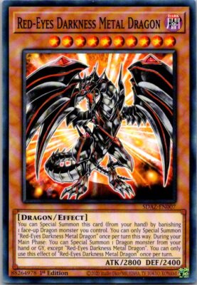 Structure Deck: Albaz Strike #SDAZ-EN007 Red-Eyes Darkness Metal Dragon-image