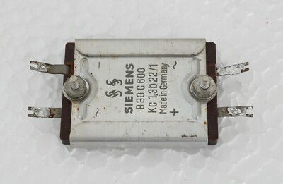 Fisher 400 Tube Receiver Part : Siemens Selenium Bridge Rectifier B30C600-image