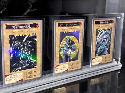 Yugioh DIY Bandai 3 Pcs Acrylic Display Set - Handcrafted Yugioh Oricas 🔥-image