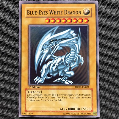 Blue-Eyes White Dragon DPKB-EN001 Super Rare 1st Edition (NM) - US Kaiba YuGiOh!-image