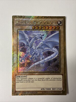 Yugioh Card Gold Blue Eyes White Dragon MVP1-ENGV4 NM-image