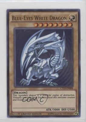 2016 Yu-Gi-Oh! Mega-Tins Limited Edition Blue-Eyes White Dragon #CT13-EN008 0u5r-image