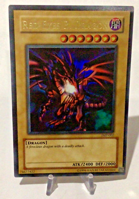 Yugioh Promo Red-Eyes Black Dragon Ultra Rare Holo JMP-002 NM never used 20B-image