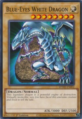 Yugioh! Blue-Eyes White Dragon x3  SDWD-EN002 Structure Deck-image