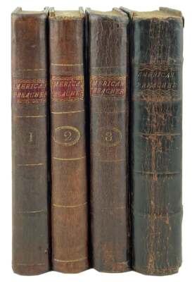 David Austin / The American Preacher (4 Vol Set) / First Editions, 1791-1793-image