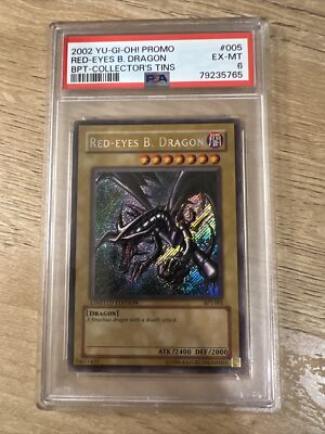 Yu-Gi-Oh! - Red-Eyes B. Dragon BPT-005 Limited Edition - PSA 6 - EX-MT-image