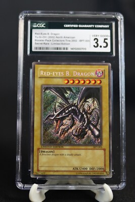 YU-GI-OH! Red-Eyes B. Dragon | BPT-005 | Secret Rare | Limited Edition | CGC-image
