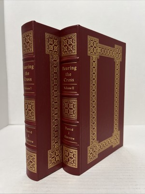 1986 Easton Press Bearing the Cross by David J. Garrow 2 Vol. Set Full Leather-image