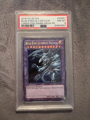 Blue Eyes White Ultimate Dragon 2018 Psa 8 Lckc-en057-image