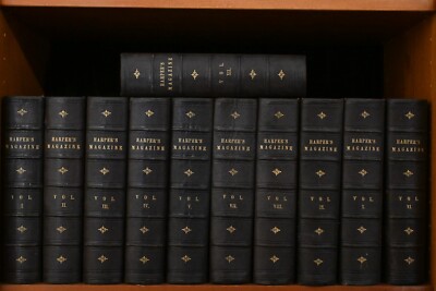 Harper's Magazine Vols. 1-12, 1850-1856 - First appearance of Moby Dick-image