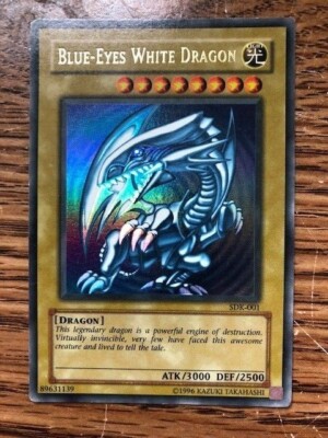 Yu-Gi-Oh! TCG Blue-Eyes White Dragon Foil from Starter Deck Kaiba SDK-001 -image