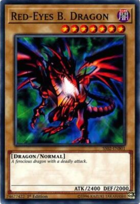 Red-Eyes B. Dragon - SS02-ENB01 - Common - 1st Edition NM YuGiOh!  Speed Duel St-image