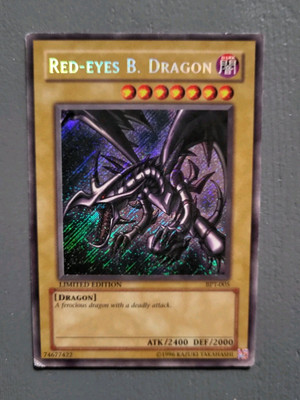 2002 Limited Edition Red-Eyes B. Dragon - YuGiOh! BPT-005 Collectors Tin-image