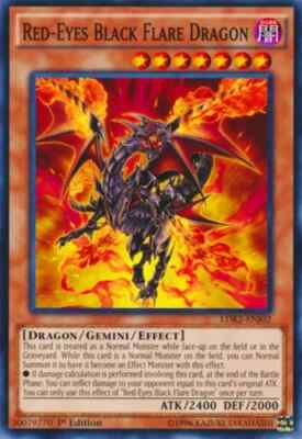 Red-Eyes Black Flare Dragon LDK2-ENJ02 1st Common Near Mint Yu-Gi-Oh DNA GAMES-image