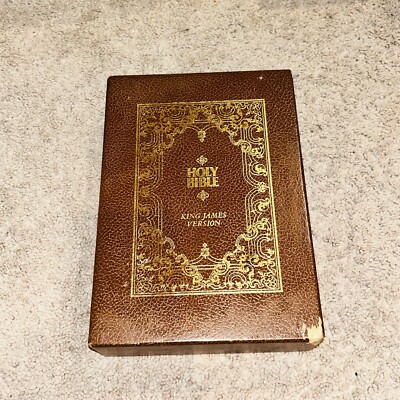 The Holy Bible King James Version Self Pronouncing Edition Vol 1-6 Set W/ Case-image