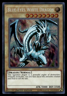 Yugioh! Blue-Eyes White Dragon CT14-EN002 Secret Rare-image